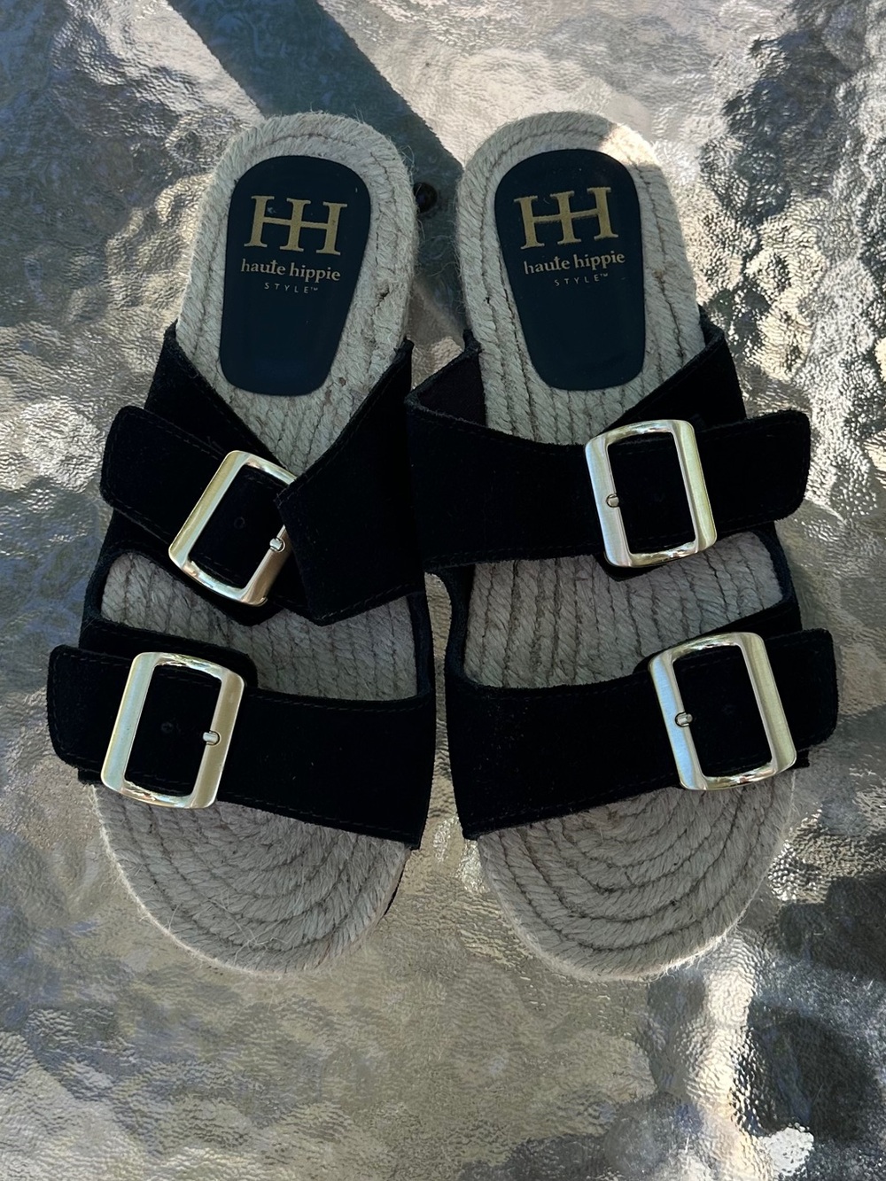 Haute Hippie Suede Sandals